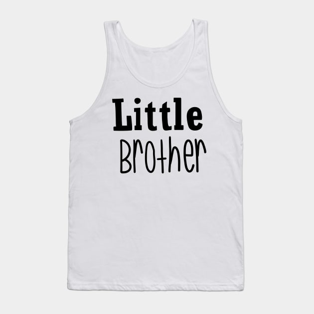 Little Brother Little Brother Black Tank Top by tekolier